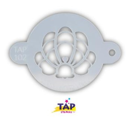 TAP 102 Stencil Mermaid Crown Clam Shell (TAP 102 Stencil Mermaid Crown Clam Shell)